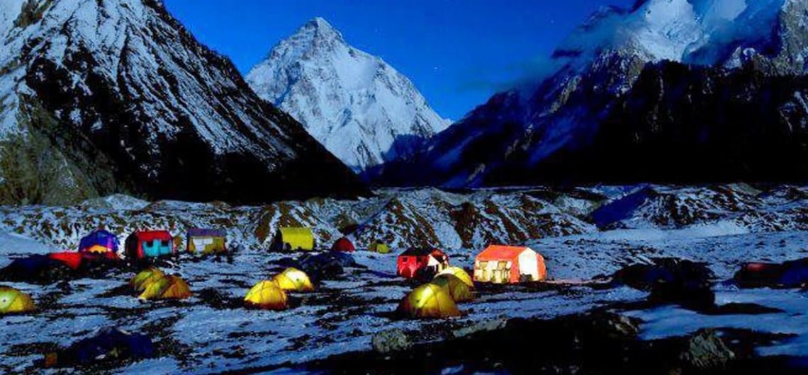 concordia camping at night