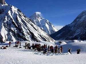 The Beautiful Concordia Campsite along the K2 basecamp Trekking