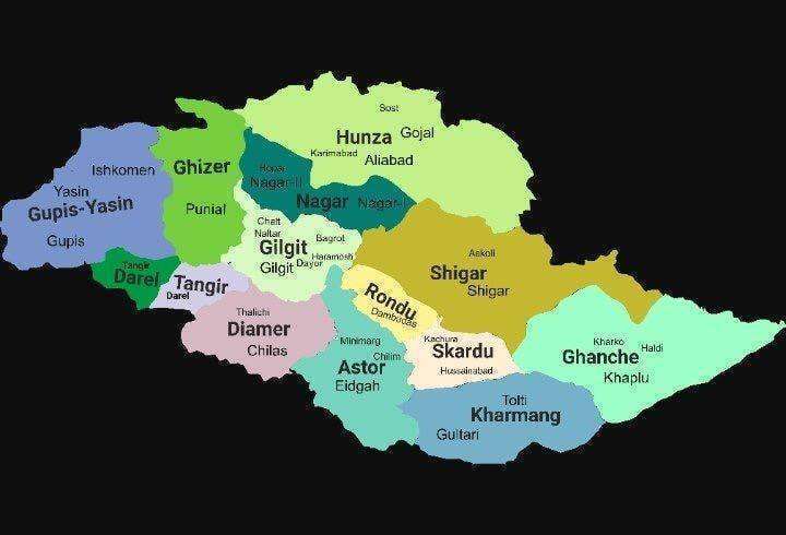 Gilgit Baltistan Map