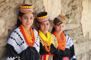 Beautiful Faces of Kalash Valley women. Kalash Valley Travel Guide