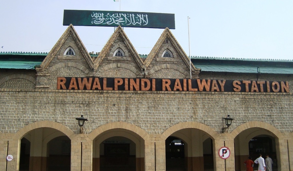 Historical view of Rawalpindi Railway Station. Top Tourist Attractions in Rawalpindi