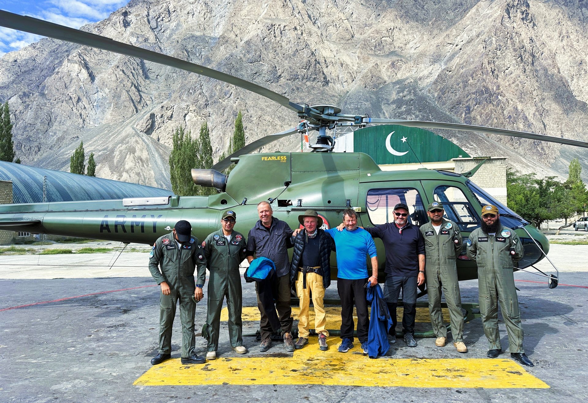 Visit in Pakistan Heli Rescue Evacuation