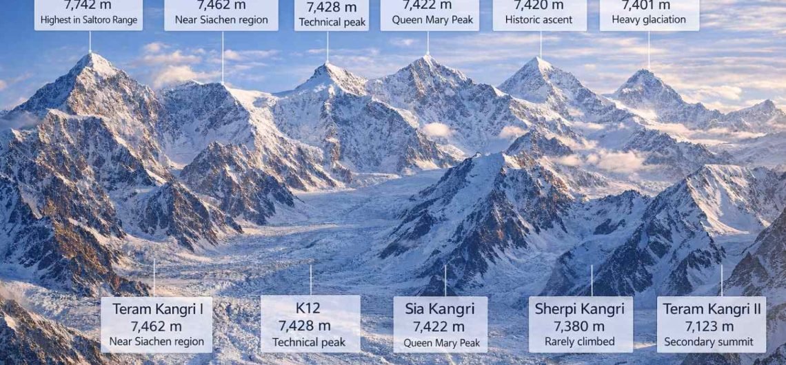 Saltoro valley pakistan guide to the mountain range